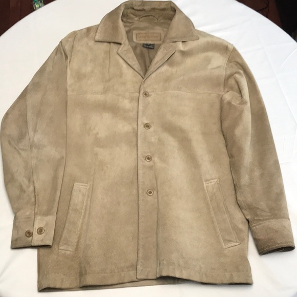 Mens Jones New York Vintage Suede Button Down Jacket/Blazer - Picture 1 of 15